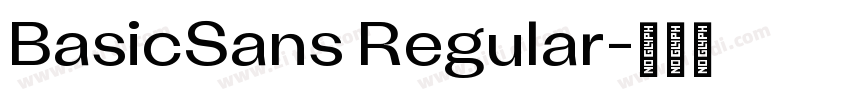 BasicSans Regular字体转换